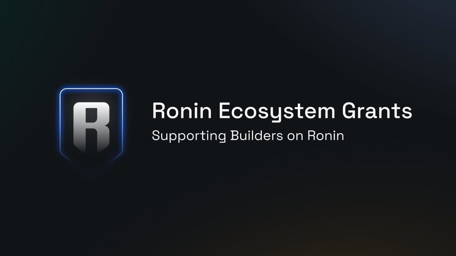 Ronin launches  million Ecosystem Grants program